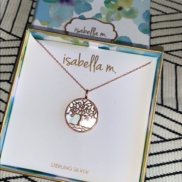 Sterling Siver Necklace with Tree Pendant - Picture 2 of 5